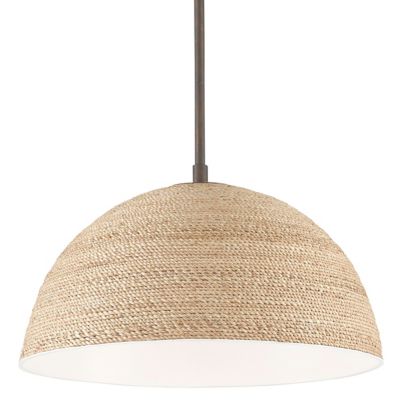 Currey & Company Tobago Pendant Light - Color: Beige - 9000-0790