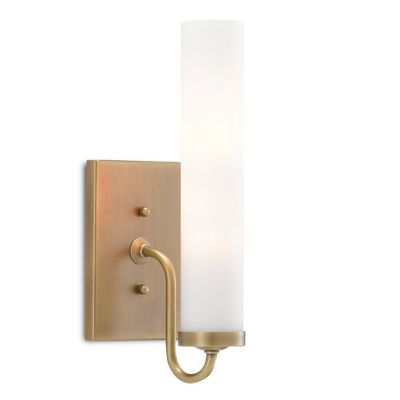 Currey & Company Brindisi Wall Sconce - Color: White - Size: 1 light - 5800