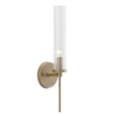 Currey & Company Bellings Wall Sconce - Color: Clear - Size: 1 light - 5800