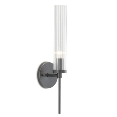 Currey & Company Bellings Wall Sconce - Color: Clear - Size: 1 light - 5800