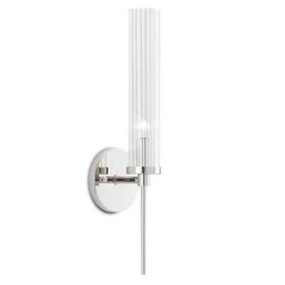 Currey & Company Bellings Wall Sconce - Color: Clear - Size: 1 light - 5800