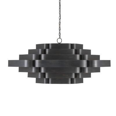 Currey & Company Bailey Chandelier - Color: Black - Size: 6 light - 9000-07