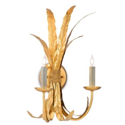 Currey & Company Bette Wall Sconce - Color: Gold - Size: 2 light - 5000-018