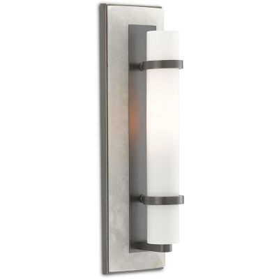 Currey & Company Bruneau Wall Sconce - Color: White - Size: 1 light - 5800-