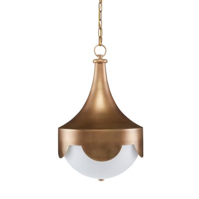 Currey & Company Pasha Pendant Light - Color: Brass - Size: 1 light - 9000-