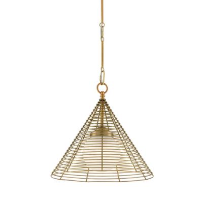 Currey & Company Nadir Pendant Light - Color: Brass - Size: 1 light - 9000-