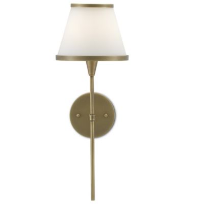 Currey & Company Brimsley Wall Sconce - Color: Brass - Size: 1 light - 5800