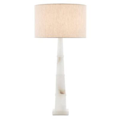 Currey & Company Alabastro Table Lamp - Color: White - 6000-0595