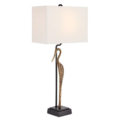 Currey & Company Antigone Table Lamp - Color: White - Size: 1 light - 6000-