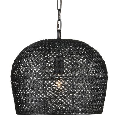 Currey & Company Piero Pendant Light - Color: Black - Size: Small - 9000-09