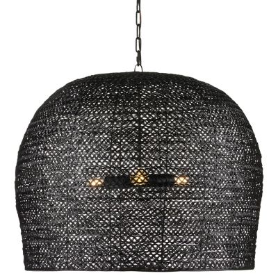 Currey & Company Piero Pendant Light - Color: Black - Size: Large - 9000-09