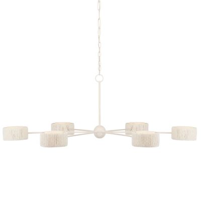 Currey & Company Monreale LED Chandelier - Color: White - 9000-0865