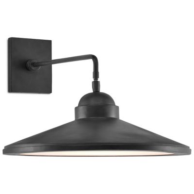 Currey & Company Ditchley LED Wall Sconce - Color: Black - 5000-0197