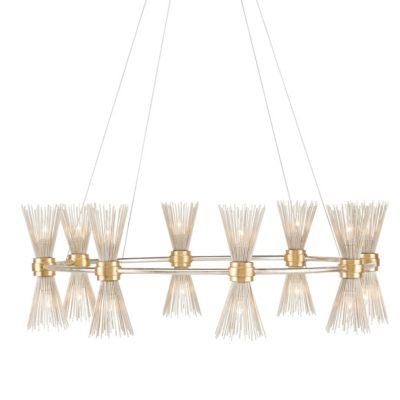 Currey & Company Novatude Chandelier - Color: Silver - Size: 16 light - 900