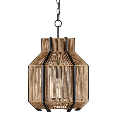 Currey & Company Mali Pendant Light - Color: Brown - Size: 1 light - 9000-0