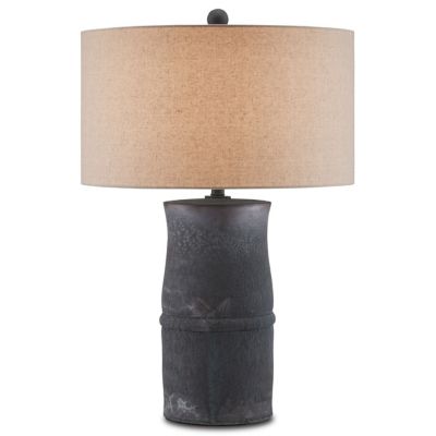 Currey & Company Croft Table Lamp - Color: Grey - Size: 1 light - 6000-0779