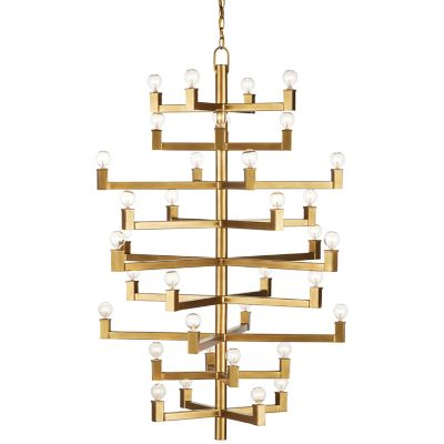 Currey & Company Andre Chandelier - Color: Brass - Size: Large - 9000-0919