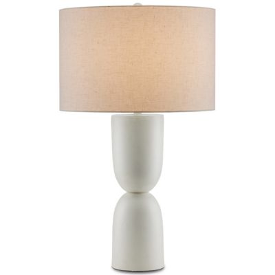 Currey & Company Linz Table Lamp - Color: White - Size: 1 light - 6000-0794