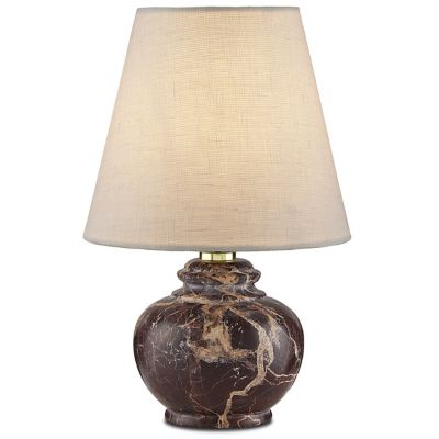 Currey & Company Piccolo Mini Table Lamp - Color: White - Size: 1 light - 6