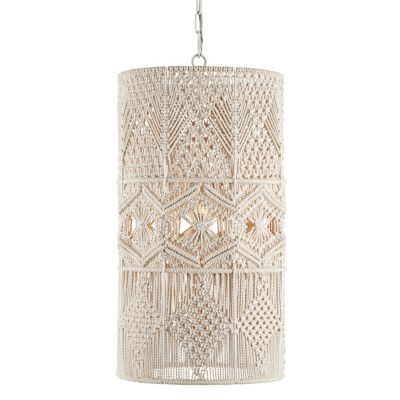 Currey & Company Mod Pendant Light - Color: White - Size: 1 light - 9000-09