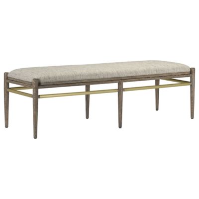 Currey & Company Visby Bench - Color: Brown - 7000-0302