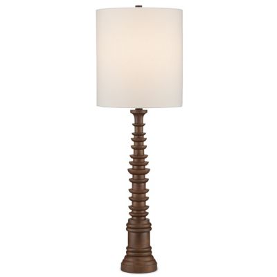 Currey & Company Malayan Table Lamp - Color: Brown - Size: 1 light - 6000-0