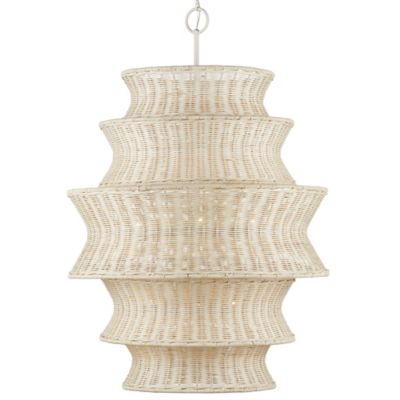 Currey & Company Phebe Chandelier - Color: Beige - Size: Large - 9000-1083