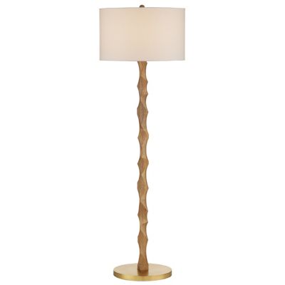 Currey & Company Sunbird Floor Lamp - Color: Brass - Size: 1 light - 8000-0