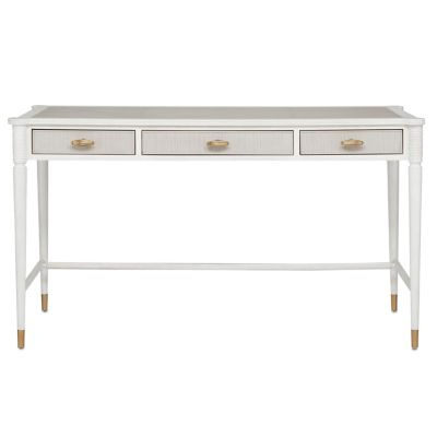 Currey & Company Aster Desk - Color: White - 3000-0190