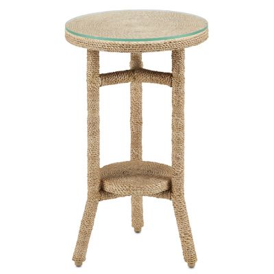 Currey & Company Limay Drinks Table - Color: Brown - 3000-0214