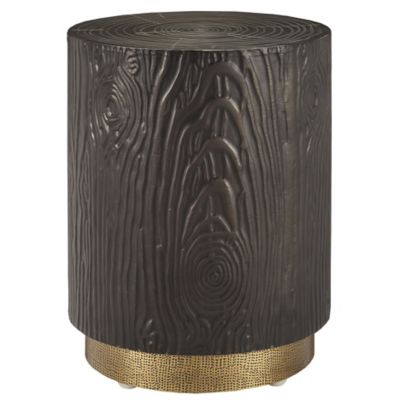 Currey & Company Terra Accent Table - Color: Bronze - 3000-0242