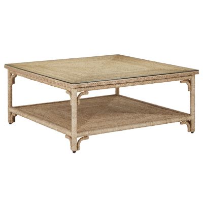 CNC2454419 Currey & Company Olisa Rope Cocktail Table - Color sku CNC2454419