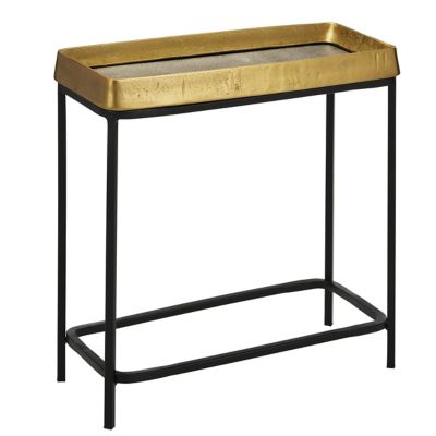 Currey & Company Tanay Side Table - Color: Brass - 4000-0148