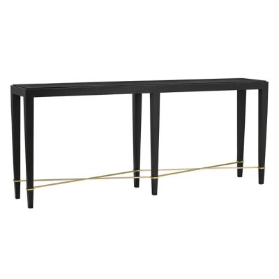 CNC2454436 Currey & Company Verona Console Table - Color: Bla sku CNC2454436