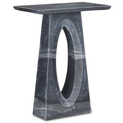 Currey & Company Demi Side Table - Color: Grey - 3000-0243