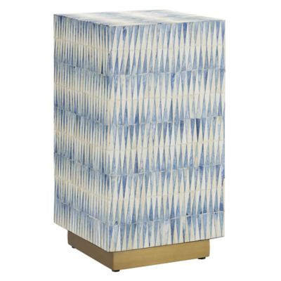 Currey & Company Nadene Accent Table - Color: Blue - 3000-0253