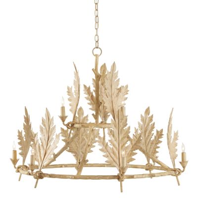 CNC2465095 Currey & Company Bowthorpe Chandelier - Color: Cre sku CNC2465095