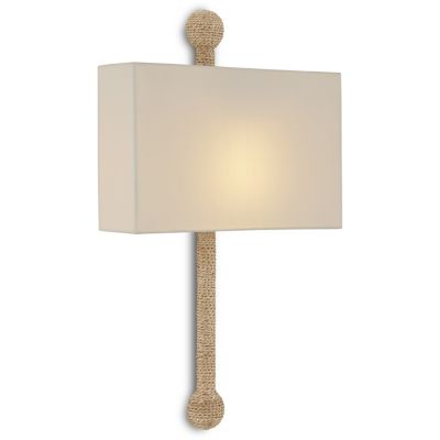 Currey & Company Senegal Wall Sconce - Color: Beige - 5900-0052