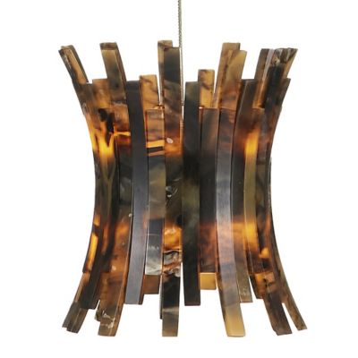 Currey & Company Alsop Mini Pendant Light - Color: Brown - Size: 1 light - 