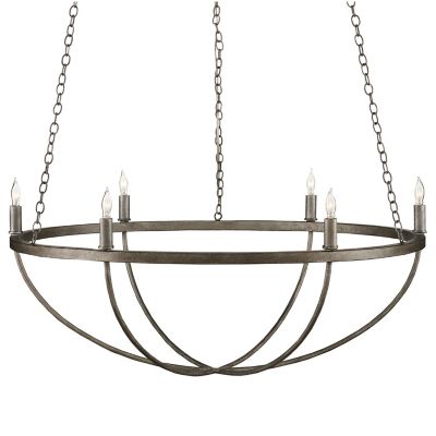 CNC2465271 Currey & Company Quillian Chandelier - Color: Bron sku CNC2465271