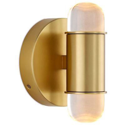 Currey & Company Capsule LED Wall Sconce - Color: Brass - Size: 2 light - 5