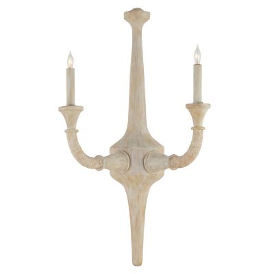 CNC2485909 Currey & Company Aleister Wall Sconce - Color: Cre sku CNC2485909