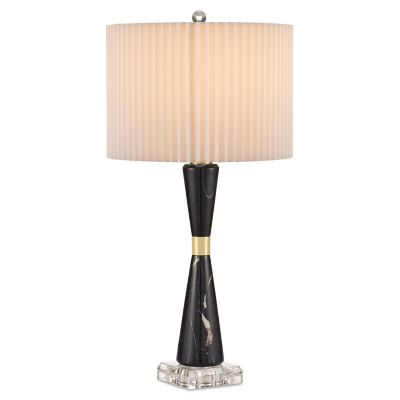 Currey & Company Edelmar Table Lamp - Color: Black - Size: 1 light - 6000-0