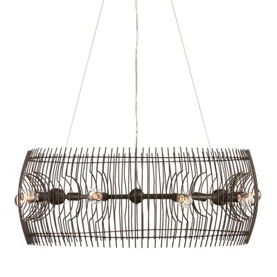 Currey & Company Endicott Chandelier - Color: Bronze - Size: 9 light - 9000