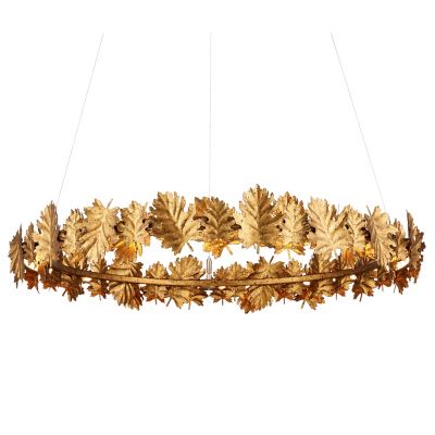 CNC2486275 Currey & Company English Oak Chandelier - Color: G sku CNC2486275