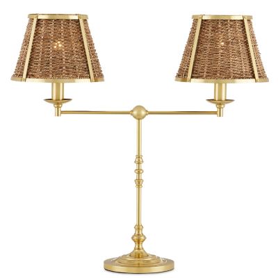 CNC2486297 Currey & Company Deauville Desk Lamp - Color: Bras sku CNC2486297