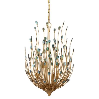 CNC2486298 Currey & Company Delphos Chandelier - Color: Gold  sku CNC2486298