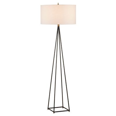 Currey & Company Fiction Floor Lamp - Color: Bronze - Size: 1 light - 8000-