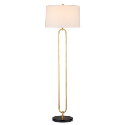 Currey & Company Glossary Floor Lamp - Color: Gold - Size: 1 light - 8000-0