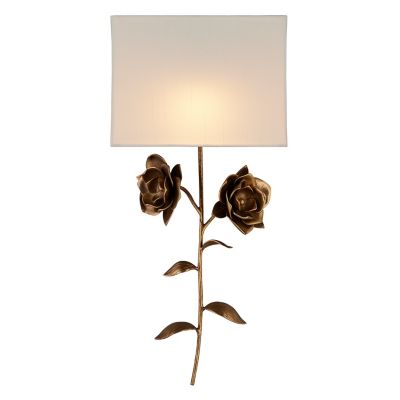 Currey & Company Rosabel Wall Sconce - Color: Brass - Size: 1 light - 5900-